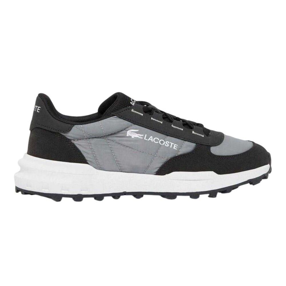 Lacoste Mens Elite Actevo Suede Sneakers / Gray